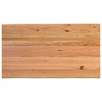 vidaXL Table à manger avec bord naturel 180x100x74cm bois massif chêne
