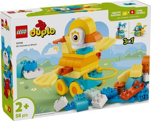 LEGO DUPLO - Ensemble 3-en-1 Animaux sur Roues - 10448 pour Tout-Petits