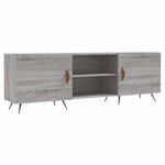 vidaXL Meuble TV sonoma gris 150x30x50 cm bois d'ingénierie
