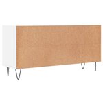 vidaXL Meuble TV blanc 103 5x30x50 cm bois d'ingénierie