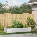 vidaXL Jardinière 200x80x40 cm acier inoxydable