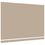 vidaXL Tissu de Remplacement de Store pour Cadre de 4.5x3.5 m Beige