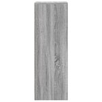 vidaXL Buffet avec LED sonoma gris 42 5x34x100 cm bois d'ingénierie