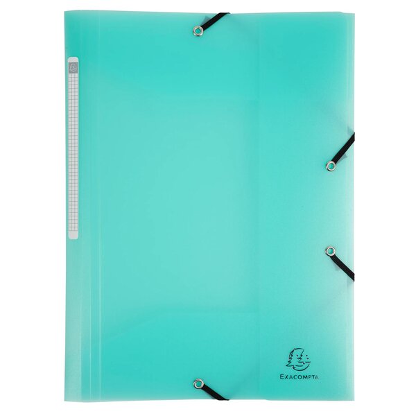 Chemise À Élastiques 3 Rabats Polypropylène Chromaline Pastel - A4 - Vert Pastel - X 25 - Exacompta