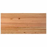 vidaXL Table à manger et bord naturel bois massif chêne rectangulaire