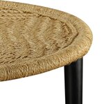 vidaXL Table basse 2 Pièces jute naturelle