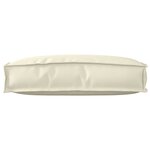 vidaXL Coussin Crème 60 x 40 x 12 cm Tissu Oxford