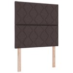 vidaXL Tête de lit Marron 100 cm tissu