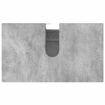 vidaXL Unité de vanité de salle de bain Gris béton 60 x 35 x 60 cm