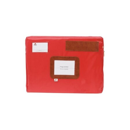 ALBA Sac navette "POCSOU R" avec soufflet, nylon, rouge , (L)420 x (P)50 x (H)320 mm