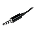 Câble Adaptateur Casque Slim Noir Doubleur Audio Jack 3.5mm (M) vers 2x 3.5mm (F) STARTECH.COM