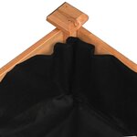 vidaXL Lit surélevé de jardin doublure 120x45x25 cm bois massif sapin