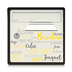 Boite aux lettres normalisée 2 portes - On the beach / noir intense - Made in France