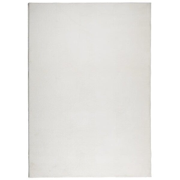 vidaXL Tapis IZA poils courts style scandinave crème 140x200 cm