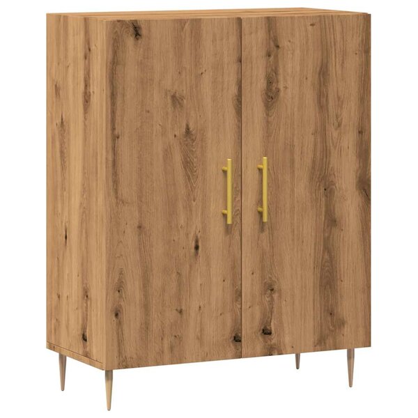 vidaXL Buffet chêne artisanal 69 5x34x90 cm bois d'ingénierie