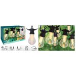 ProGarden Guirlande lumineuse de jardin 10 ampoules 3 2 V