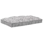 vidaXL Canapé modulaire Gris clair 120 x 80 x 12 cm tissu