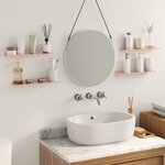vidaXL Étagère flottante 4 Pièces Rose 40 x 8 5 x 2 5 cm Acier