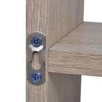vidaXL Étagère murale 8 compartiments Couleur de chêne