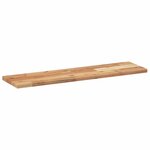 vidaXL Étagères flottantes 2 Pièces 80x20x2 cm acacia massif à l'huile