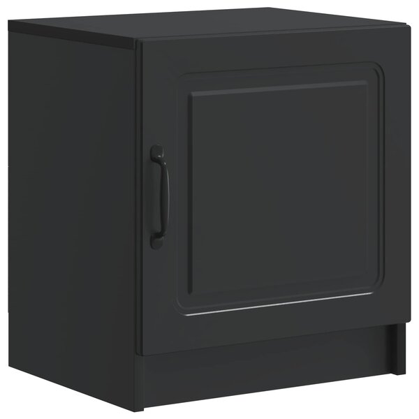 vidaXL Cabinet de chevet Noir 43 x 34 5 x 47 cm Bois d'ingénierie