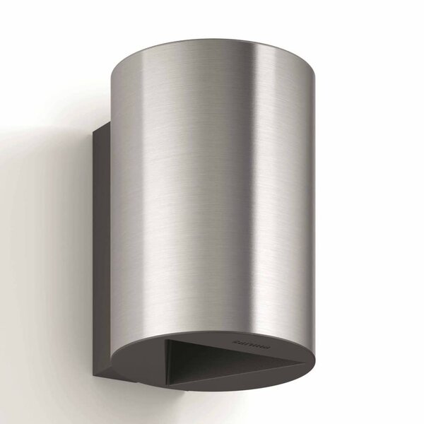Philips mygarden applique murale led buxus 2x4 5w acier inox 1735747p0