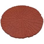 vidaXL Pierre de marchage 6 Pièces Rouge Ø 45 x 1 8 cm Caoutchouc