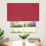 vidaXL Store enrouleur occultant rouge largeur du tissu 131 6 cm
