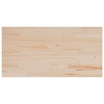 vidaXL Dessus de table 100x50x2 5 cm rectangulaire bois de pin massif