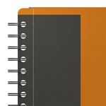 MEETINGBOOK B5 160P 90g lignée 6MM couverture polypro OXFORD
