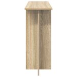 vidaXL Table console Chêne Sonoma 100 x 30 x 75 cm Bois d'ingénierie