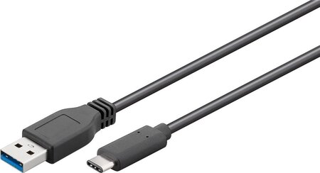 Cable USB Type C vers USB 3.0 Goobay 0,5m (Noir)