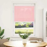 vidaXL Store plissé rose 70x150 cm largeur du tissu 69 4 cm polyester