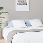 vidaXL Tête de lit Blanc brillant 200x1 5x80 cm Bois d'ingénierie