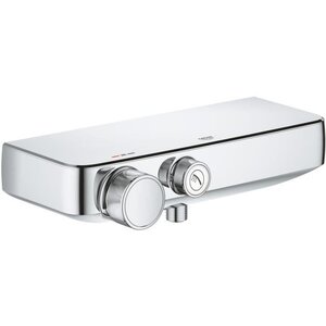 GROHE Mitigeur thermostatique douche Grohtherm SmartControl 34719000- Porte-savon -Limiteur de température-Economie d'eau- Chrome