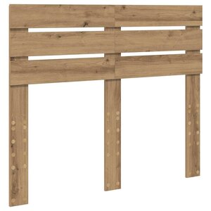 vidaXL Tête de lit Chêne artisanal 120 cm Bois d'ingénierie