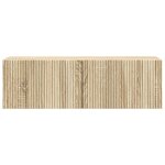 vidaXL Meuble TV mural Chêne Sonoma 98 x 31 x 30 cm Bois d'ingénierie