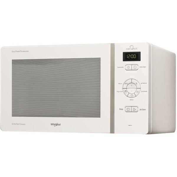 Whirlpool mcp341wh-micro ondes monofonction blanc-25 l-800 w-pose libre