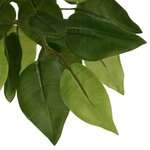 vidaXL Ficus artificiel 630 feuilles 120 cm vert