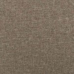 vidaXL Sommier à lattes de lit avec matelas taupe 120x190 cm tissu