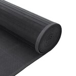 vidaXL Tapis rectangulaire gris 60x1000 cm bambou