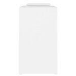 vidaXL Meuble TV Blanc 104x30x52 cm Bois d’ingénierie