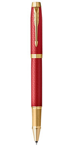 PARKER IM PREMIUM Stylo roller  Rouge  Recharge noire pointe fine  Coffret cadeau