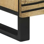 vidaXL Buffet Marron 40 x 33 x 75 cm bois de manguier massif
