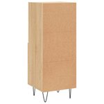 vidaXL Buffet Chêne sonoma 34 5x34x90 cm Bois d'ingénierie