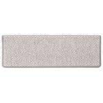 vidaXL Tapis d'escalier autocollants aspect sisal 15 Pièces 65x21x4 cm