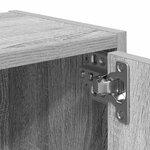 vidaXL Bibliothèque sonoma gris 40x24x102 cm bois d'ingénierie