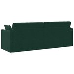 vidaXL Canapé-lit au sol Vert foncé 213 x 70 x 77 cm Velours