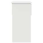 vidaXL Table console avec tiroirs blanc 85 5x38 5x74 5 cm