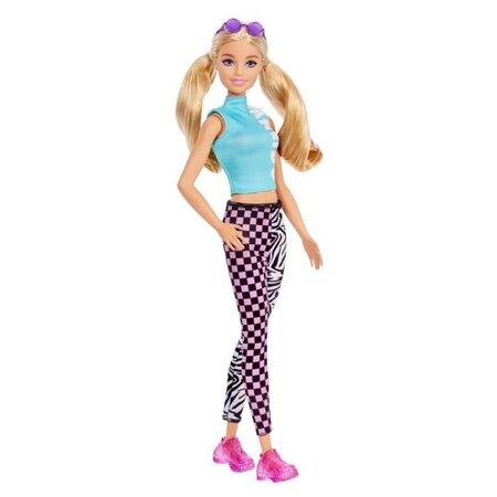 Barbie fashionistas legging damier et zebre